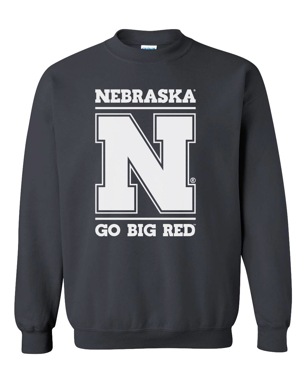 Nebraska Cornhuskers "Nebraska N GO BIG RED" Crewneck Sweatshirt