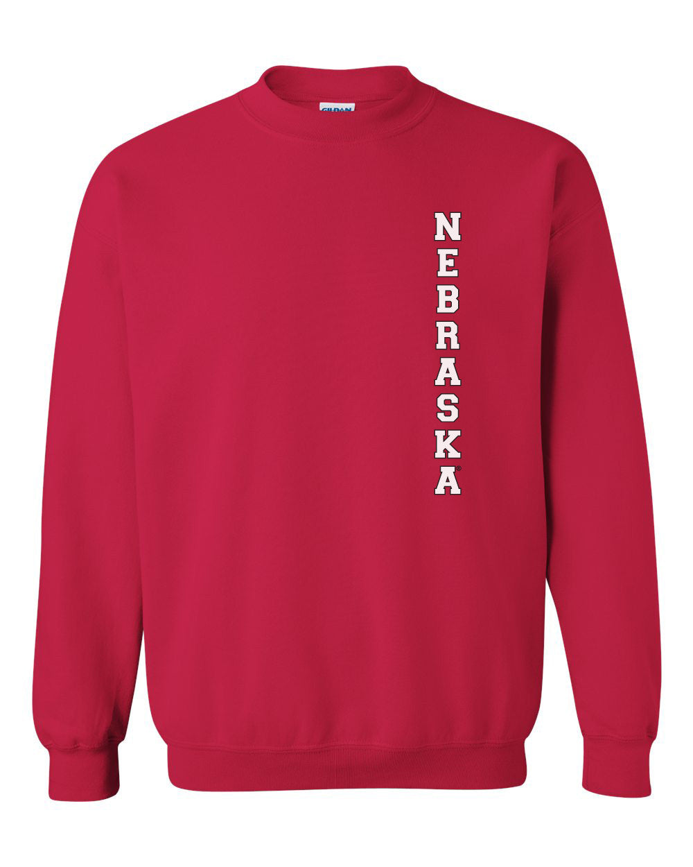 Vertical "NEBRASKA" Crewneck Sweatshirt