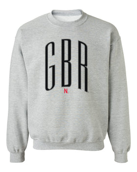Nebraska Huskers Crewneck Sweatshirt - Black GBR