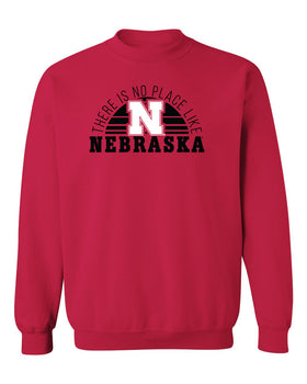 Nebraska Huskers Crewneck Sweatshirt - No Place Like Nebraska