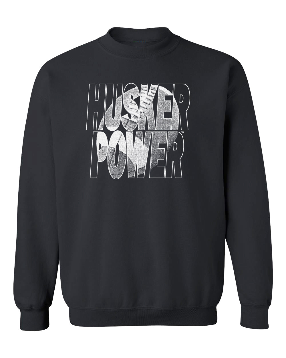 Nebraska Huskers Crewneck Sweatshirt - Husker Power Football