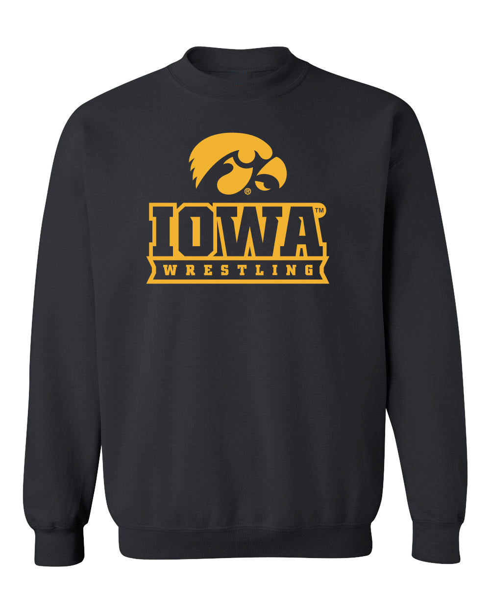 Iowa Hawkeyes Crewneck Sweatshirt - Iowa Hawkeyes Wrestling