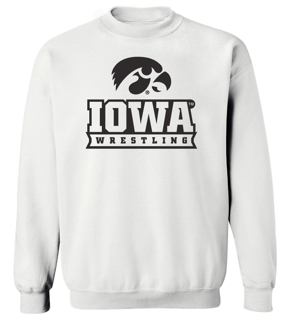 Iowa Hawkeyes Crewneck Sweatshirt - Iowa Hawkeyes Wrestling