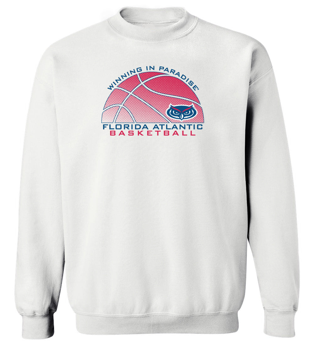 Florida Atlantic Owls Crewneck Sweatshirt - FAU Basketball