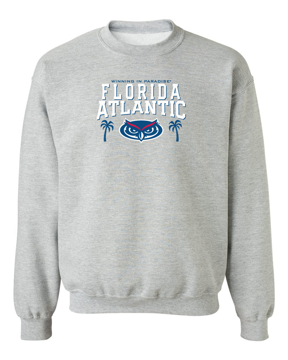 Florida Atlantic Owls Crewneck Sweatshirt - FAU Owls Winning in Paradise