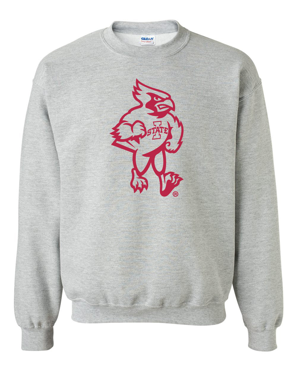 Iowa State Cyclones Crewneck Sweatshirt - Mascot Cy Full Body