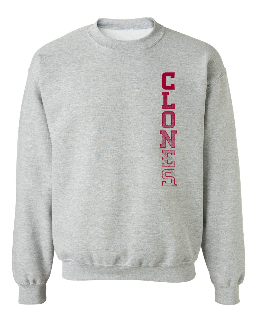 Iowa State Cyclones Crewneck Sweatshirt - Vertical Clones Fade