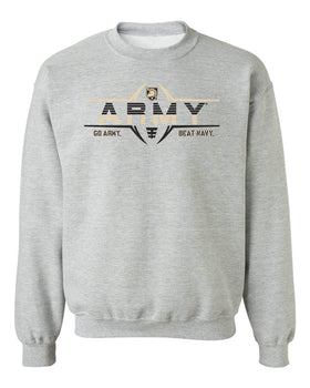 Army Black Knights Crewneck Sweatshirt - Army Football Laces