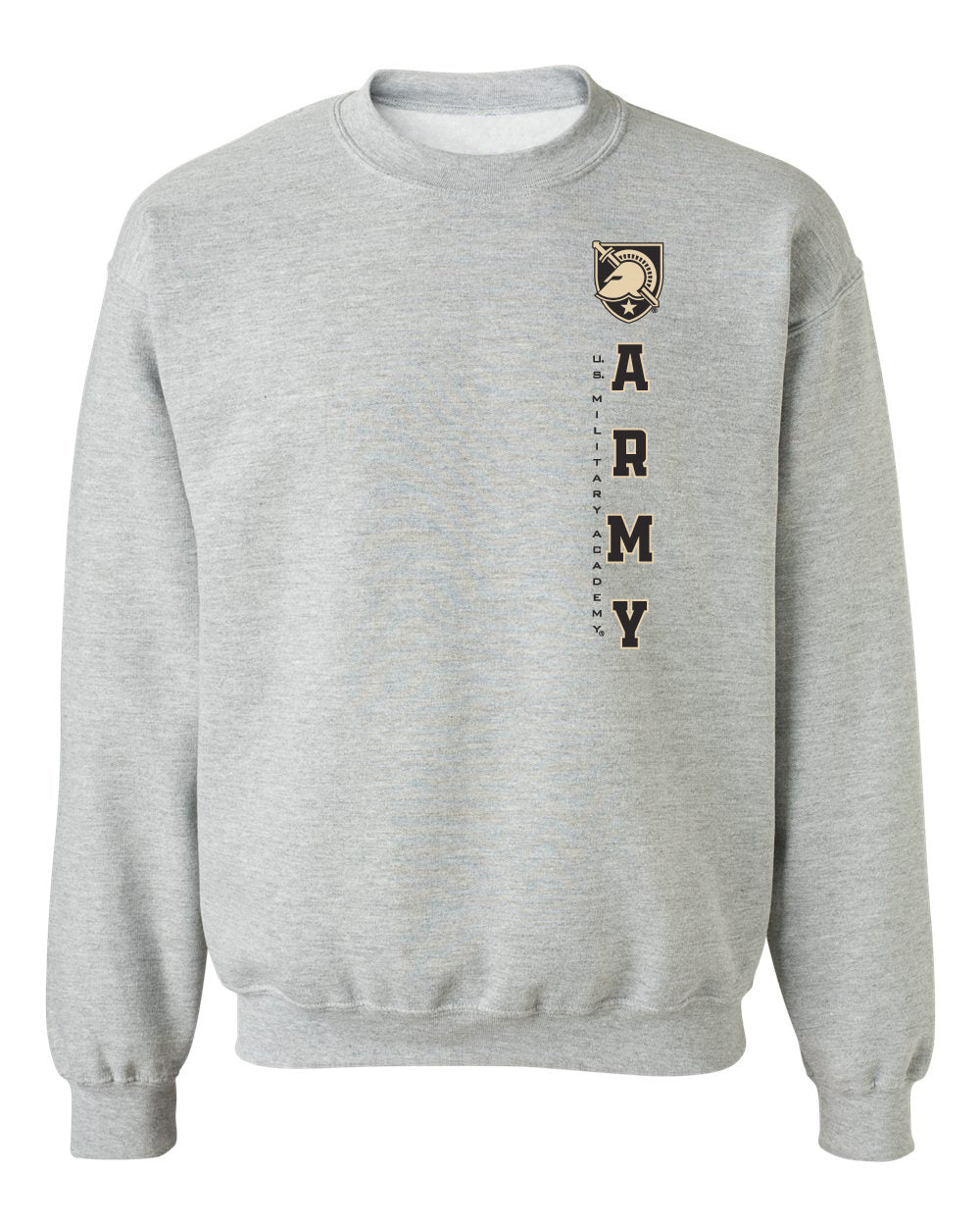 Army Black Knights Crewneck Sweatshirt - Vertical United States Military Academy