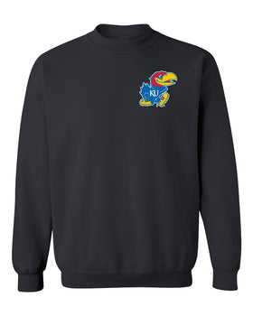 Kansas Jayhawks Crewneck Sweatshirt - Lone Kansas Jayhawk