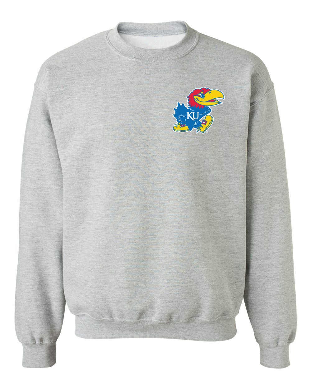 Kansas Jayhawks Crewneck Sweatshirt - Lone Kansas Jayhawk