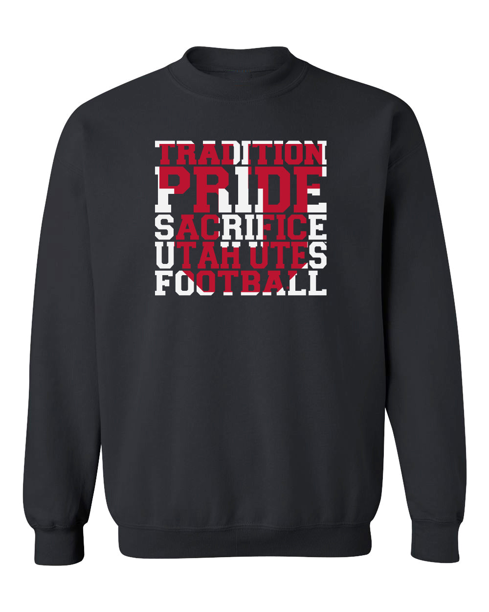 Utah Utes Crewneck Sweatshirt - Utah Utes Football Tradition