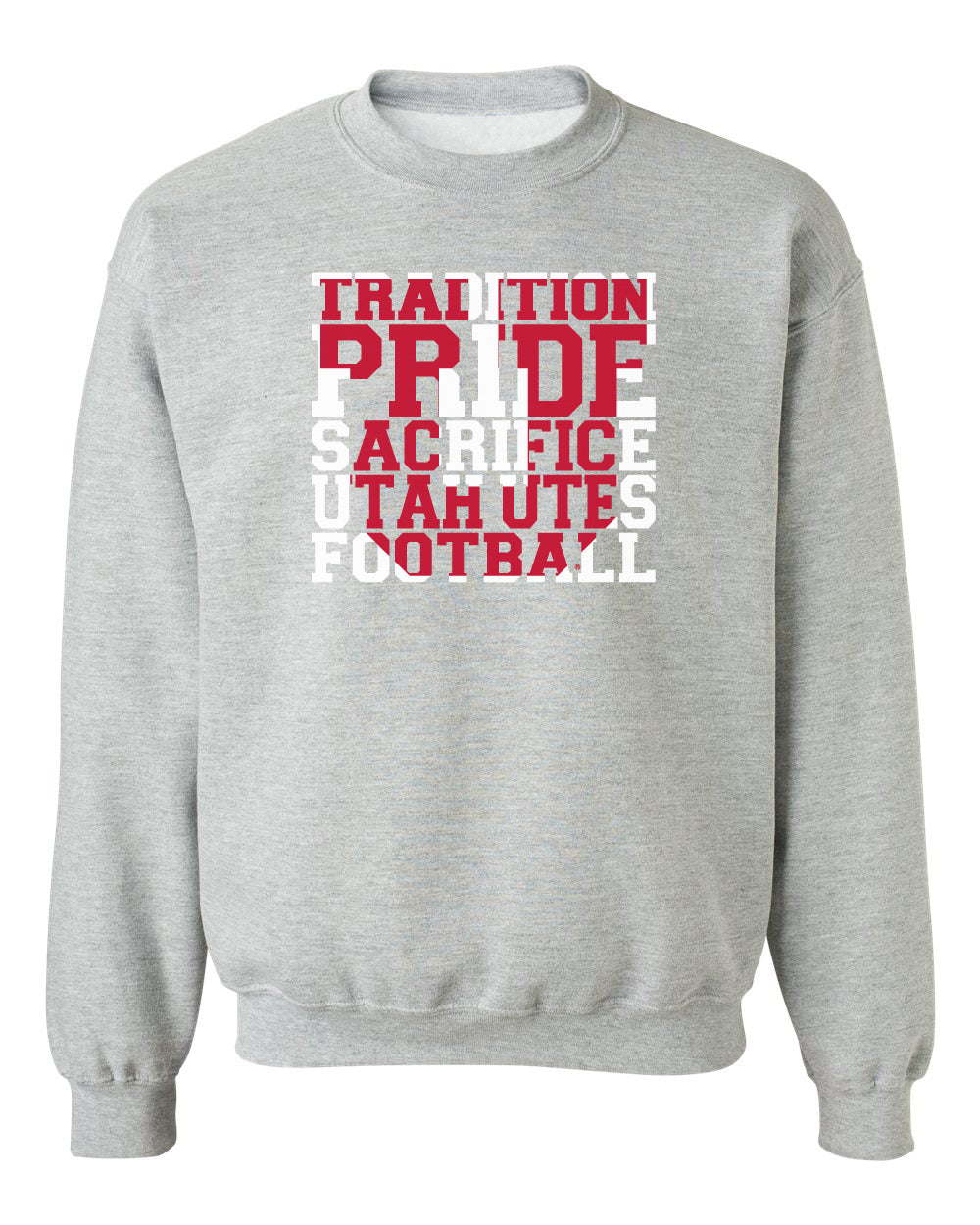 Utah Utes Crewneck Sweatshirt - Utah Utes Football Tradition