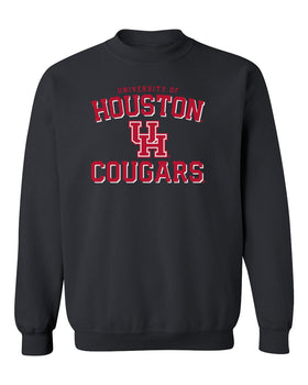 Houston Cougars Crewneck Sweatshirt - University of Houston UH Cougars Arch