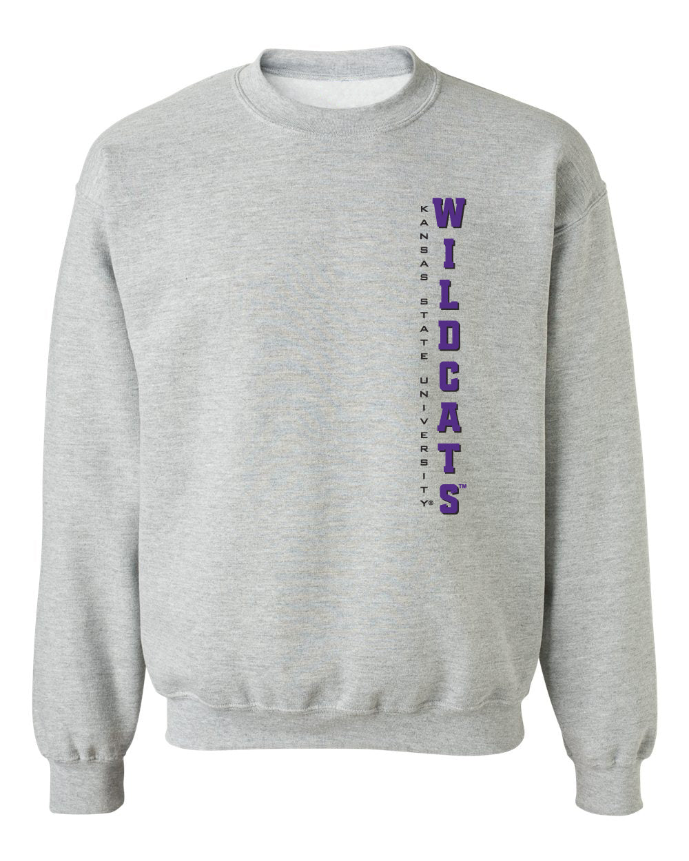 K-State Wildcats Crewneck Sweatshirt - Vertical Kansas State Wildcats