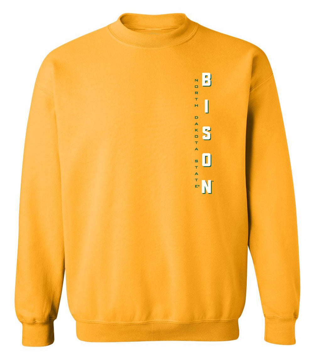 NDSU Bison Crewneck Sweatshirt - Vert North Dakota State BISON