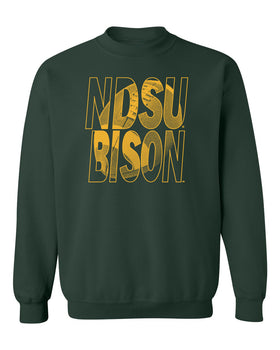 NDSU Bison Crewneck Sweatshirt - NDSU Bison Football Image