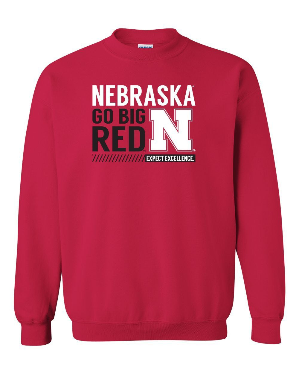 Nebraska Cornhuskers "Expect Excellence" Crewneck Sweatshirt