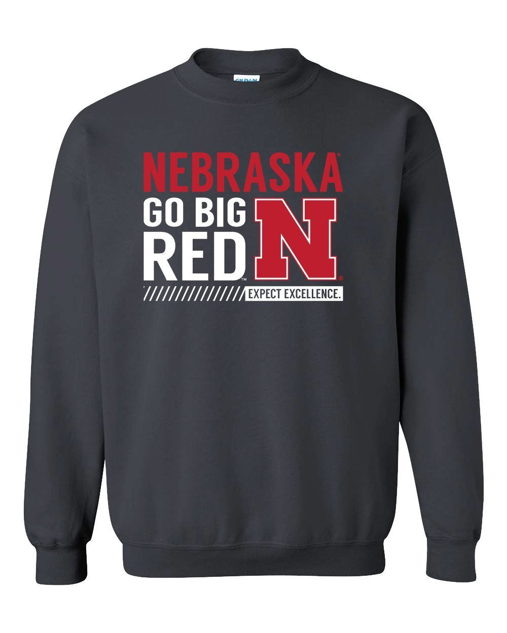 Nebraska Cornhuskers "Expect Excellence" Crewneck Sweatshirt