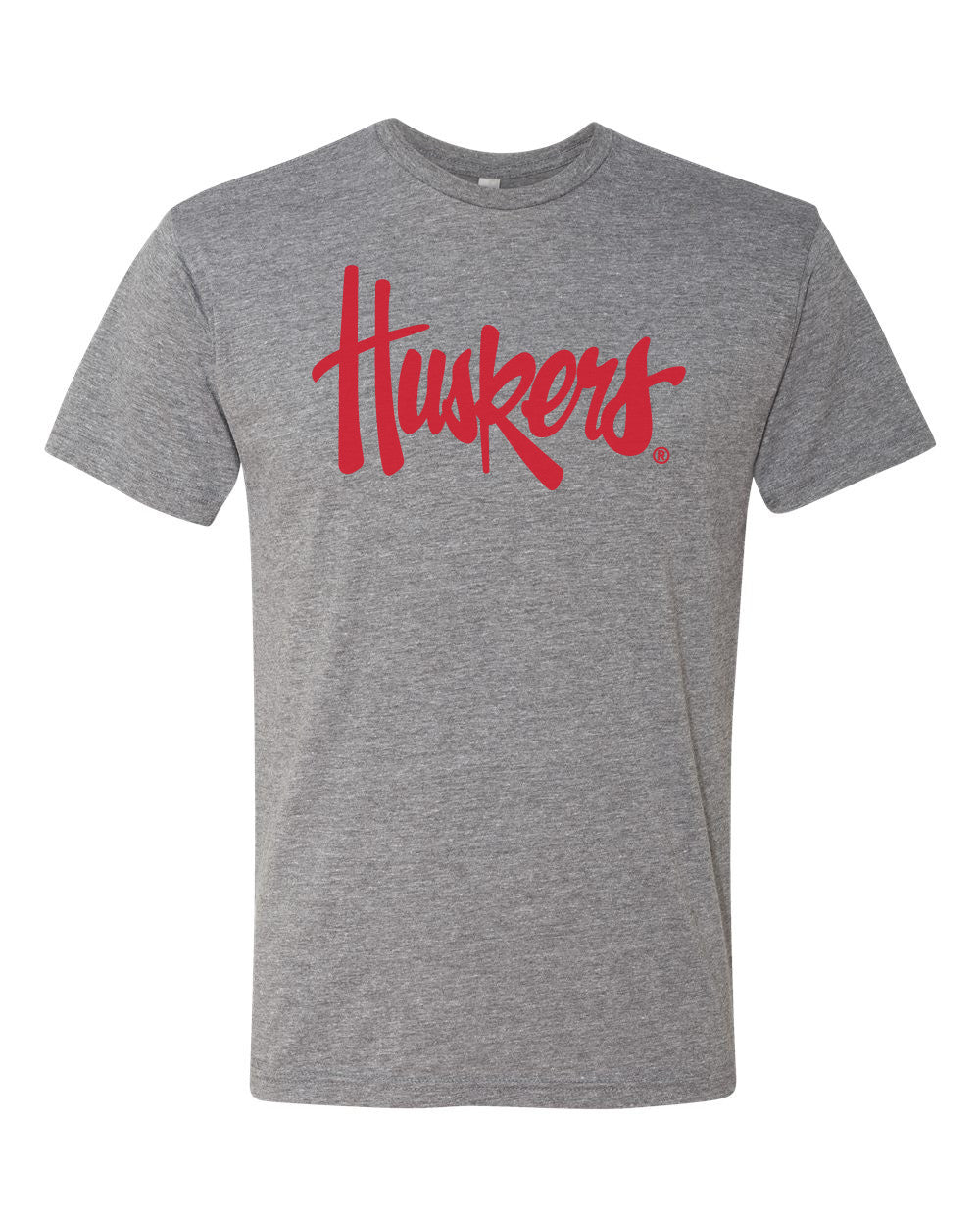 Nebraska Legacy Script "Huskers" Premium Tri-Blend Tee Shirt