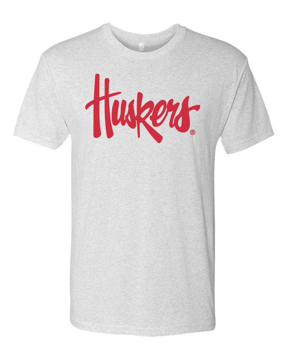 Nebraska Legacy Script "Huskers" Premium Tri-Blend Tee Shirt