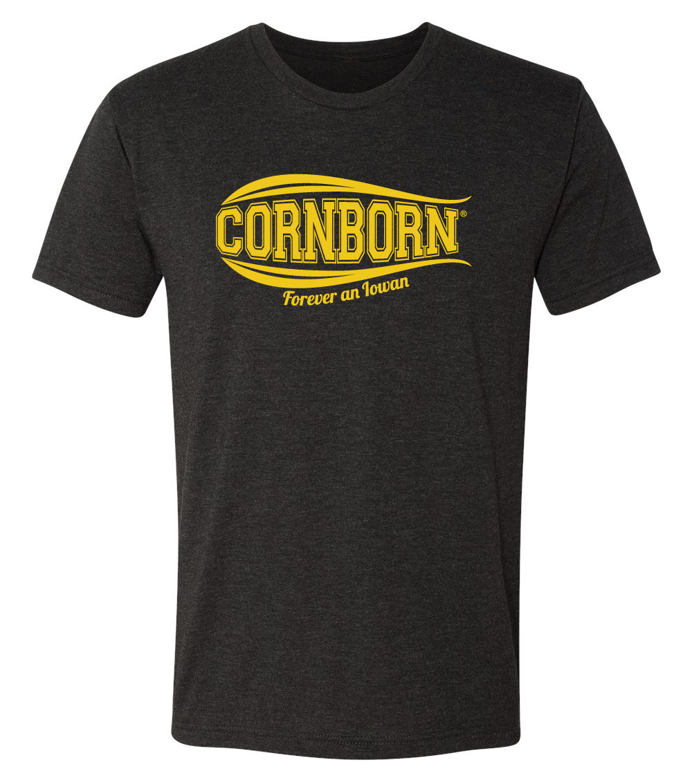 Iowa Hawkeyes Premium Tri-Blend Tee Shirt - Forever an Iowan