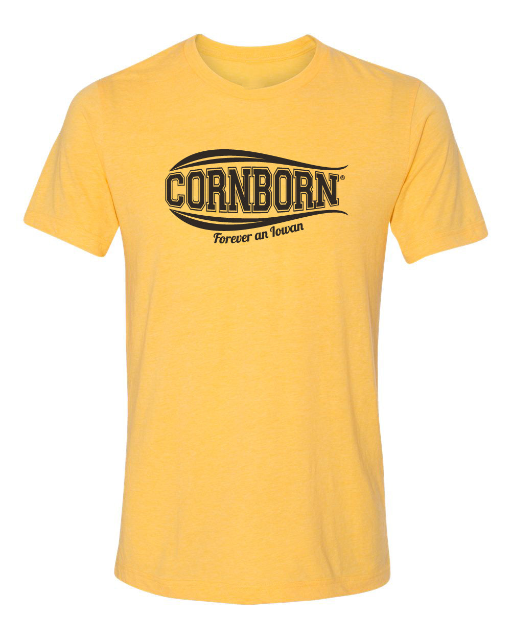 Iowa Hawkeyes Premium Tri-Blend Tee Shirt - Forever an Iowan