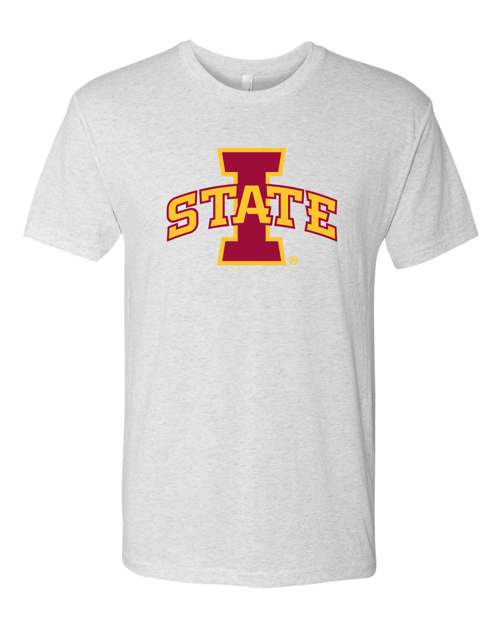 Iowa State Cyclones Premium Tri-Blend Tee Shirt - ISU I-STATE Logo