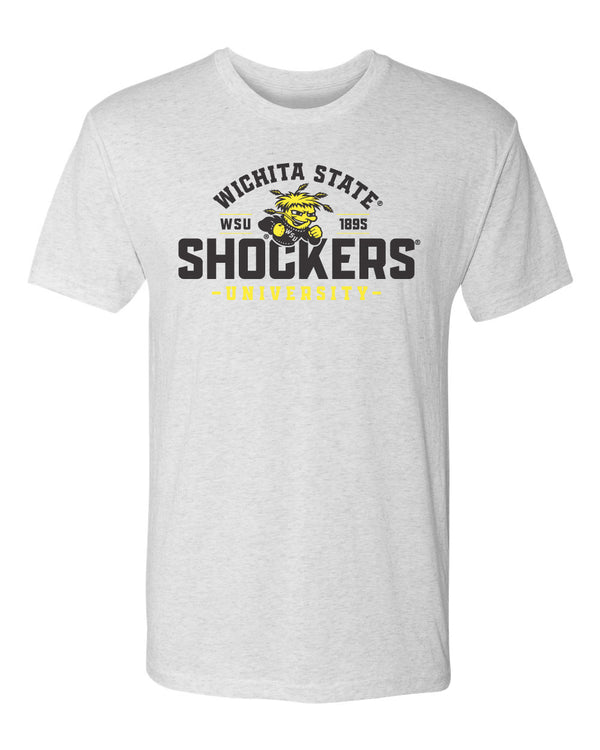 Wichita State Shockers Premium Tri-Blend Tee Shirt - Arc Wichita State Shockers
