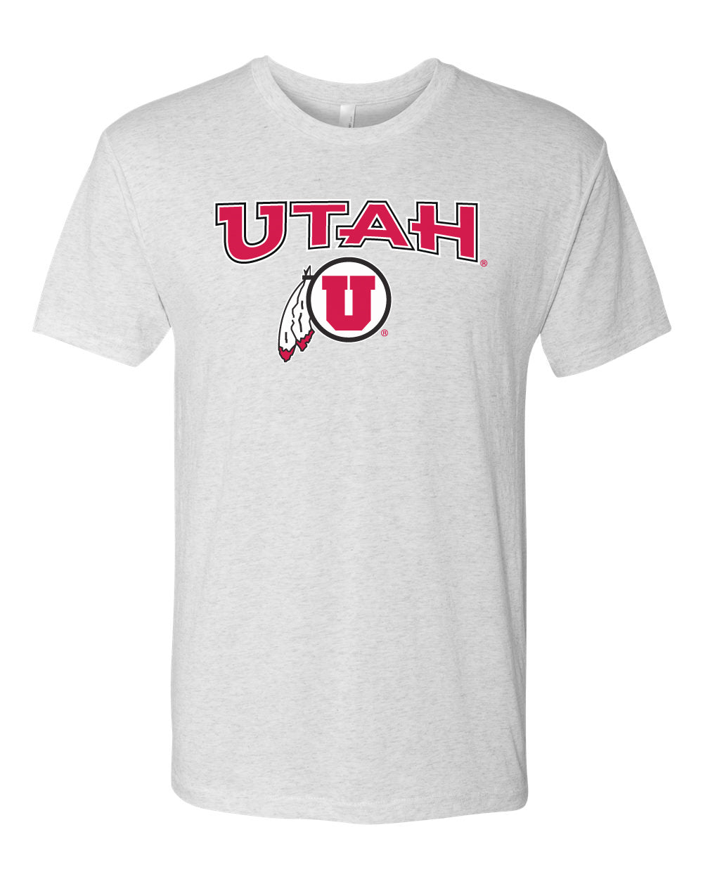 Utah Utes Premium Tri-Blend Tee Shirt - Circle & Feather Logo