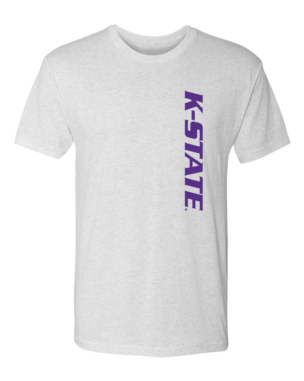 K-State Wildcats Premium Tri-Blend Tee Shirt - K-State Vertical