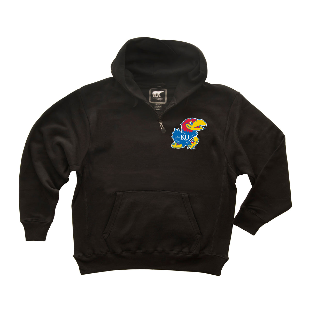 Kansas Jayhawks Premium Fleece Hoodie - Lone Kansas Jayhawk