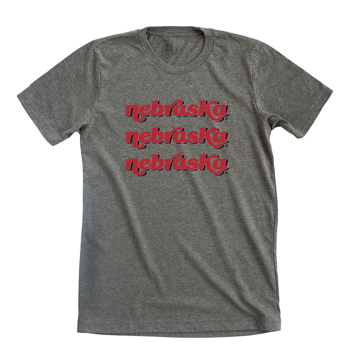 VINTAGE NEBRASKA PRINT - NEBRASKA TEE SHIRT