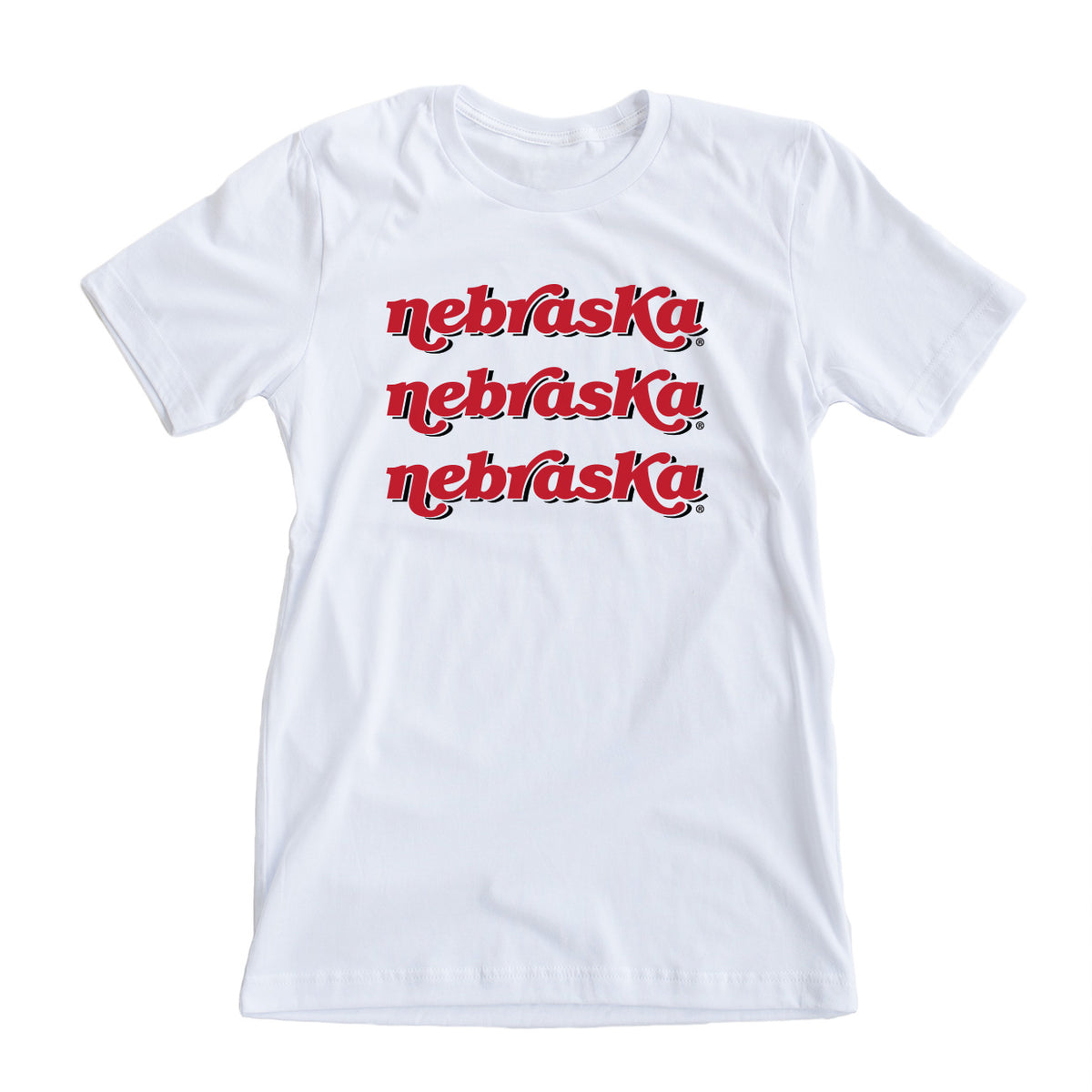 VINTAGE NEBRASKA PRINT - NEBRASKA TEE SHIRT