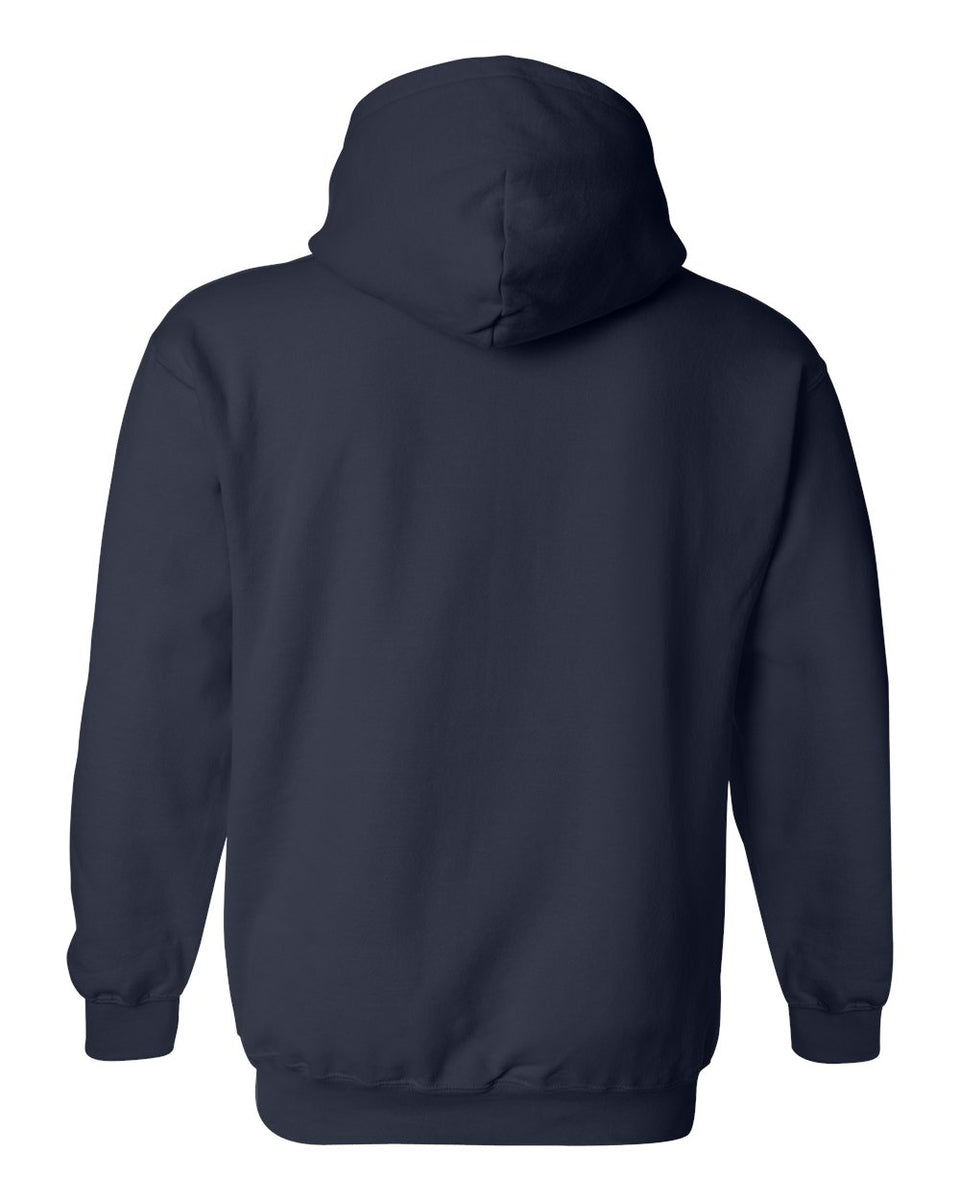 Navy Midshipmen Hooded Sweatshirt - Navy Football Laces | CornBorn