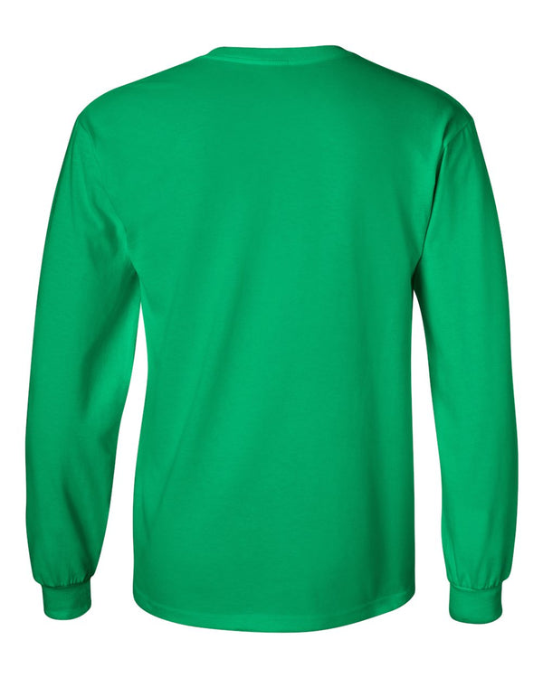 North Texas Mean Green Long Sleeve Tee Shirt - Vert University of North Texas
