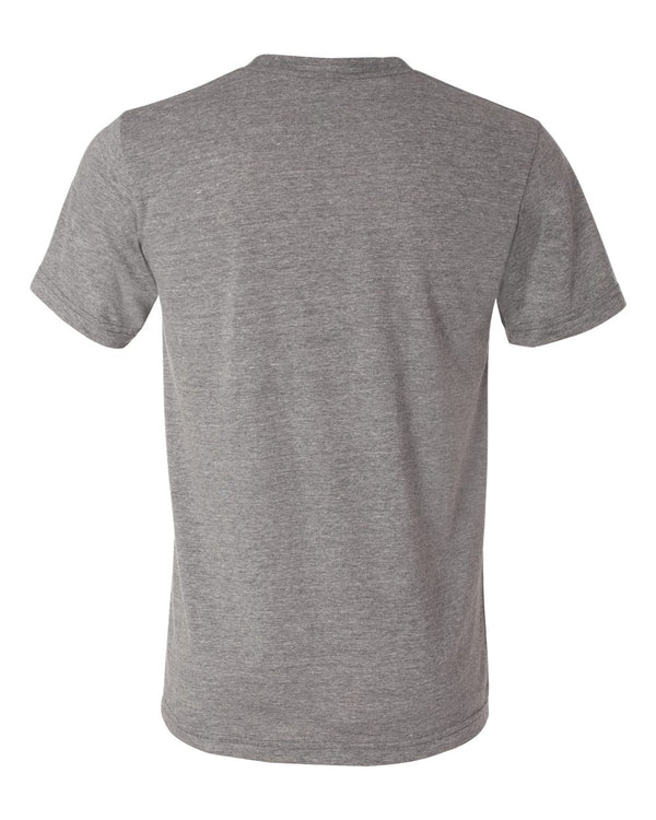Kansas Jayhawks Premium Tri-Blend Tee Shirt - Vertical University of Kansas