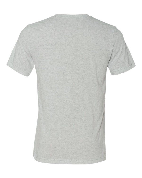 Navy Midshipmen Premium Tri-Blend Tee Shirt - Navy Football Laces