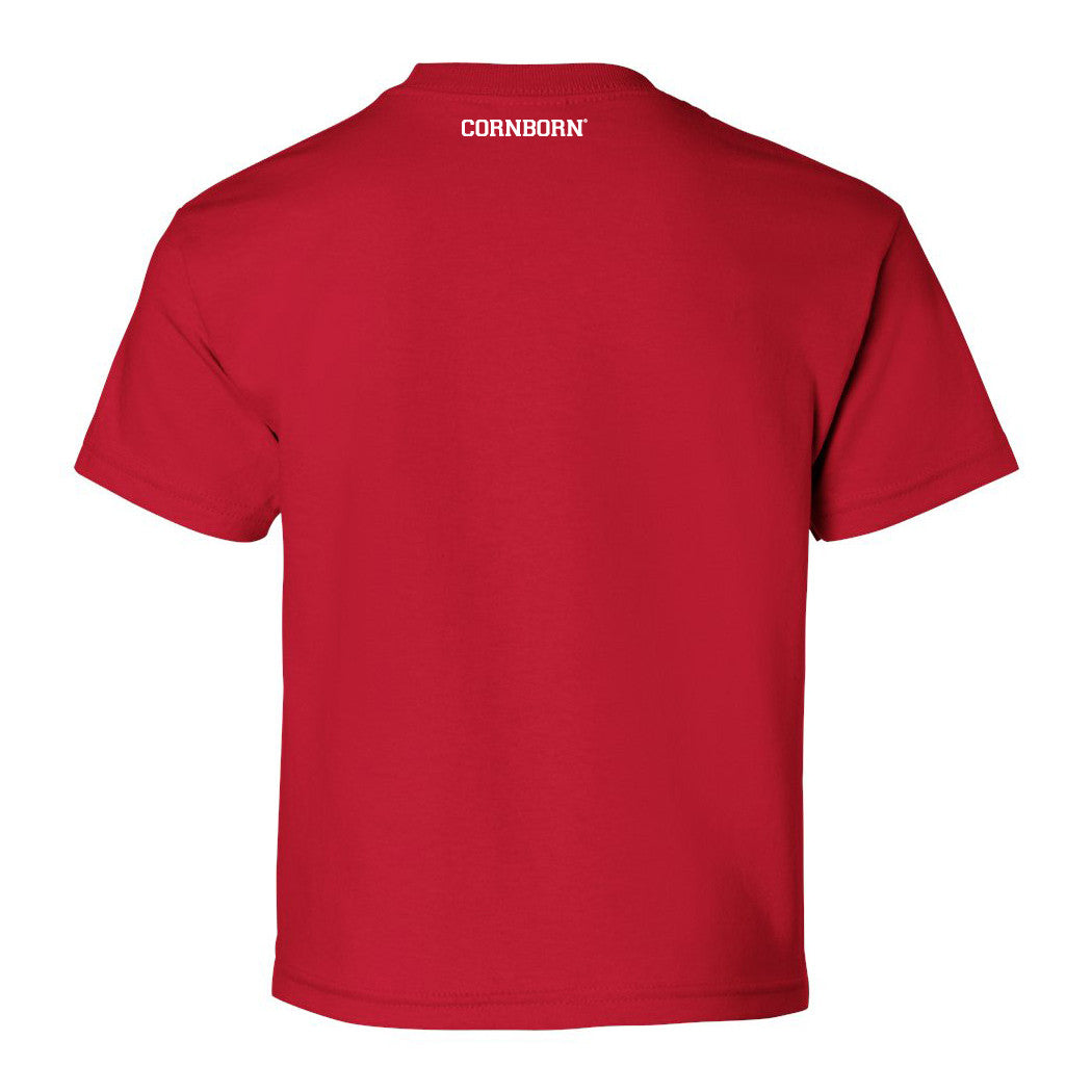 Abe Lincoln "No place like NEBRASKA" Huskers Youth Boys Tee Shirt