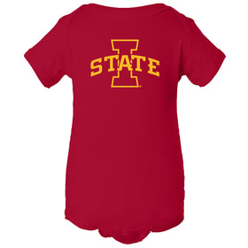 Iowa State Cyclones Infant Onesie - I-State Primary Logo Gold Ink