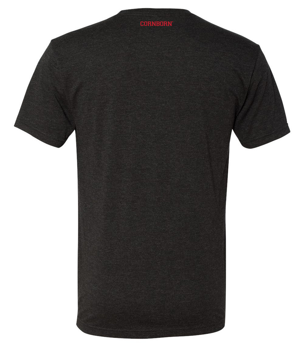 Nebraska Legacy Script "Huskers" Premium Tri-Blend Tee Shirt