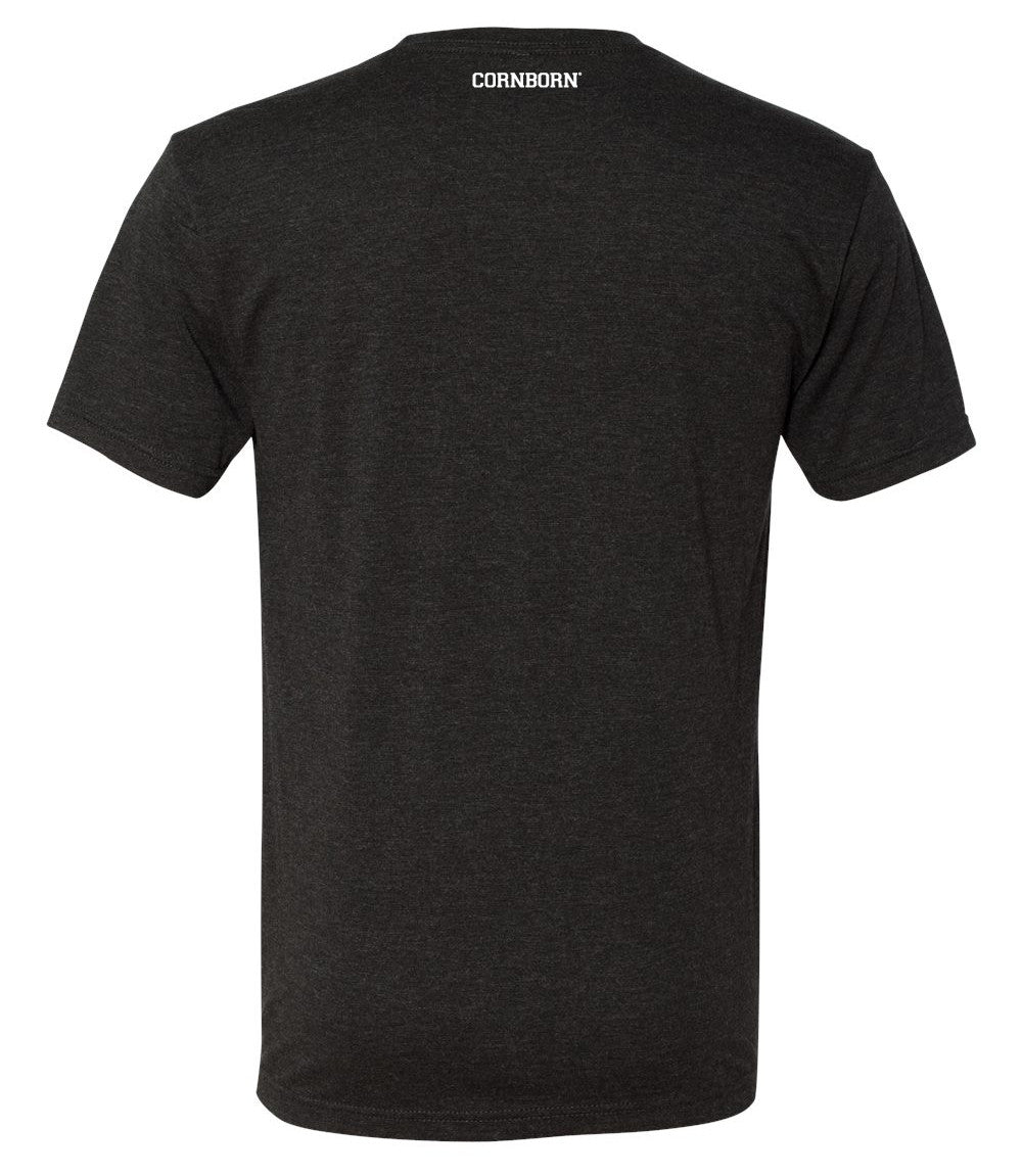 Premium Ultra-Soft Tri-Blend Nebraska Cornhuskers Block N Tee Shirt