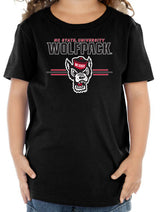 North Carolina State Wolfpack Toddler Tee Shirt - 3-Stripe Primary Logo