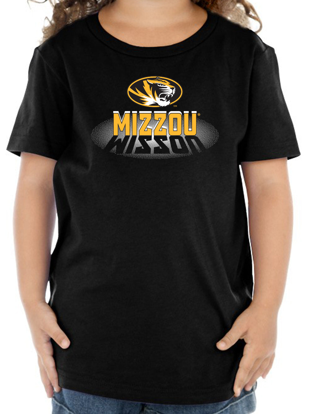 Missouri Tigers Toddler Tee Shirt - Spotlight and Shadow Mizzou