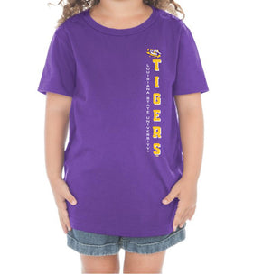 LSU Tigers Toddler Tee Shirt - Vertical Louisiana State University Tigers