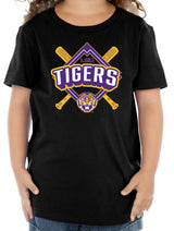 LSU Tigers Toddler Tee Shirt - LSU Baseball Diamond