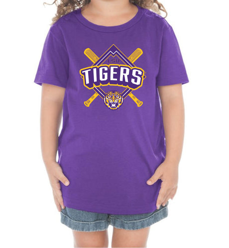 LSU Tigers Toddler Tee Shirt - LSU Baseball Diamond