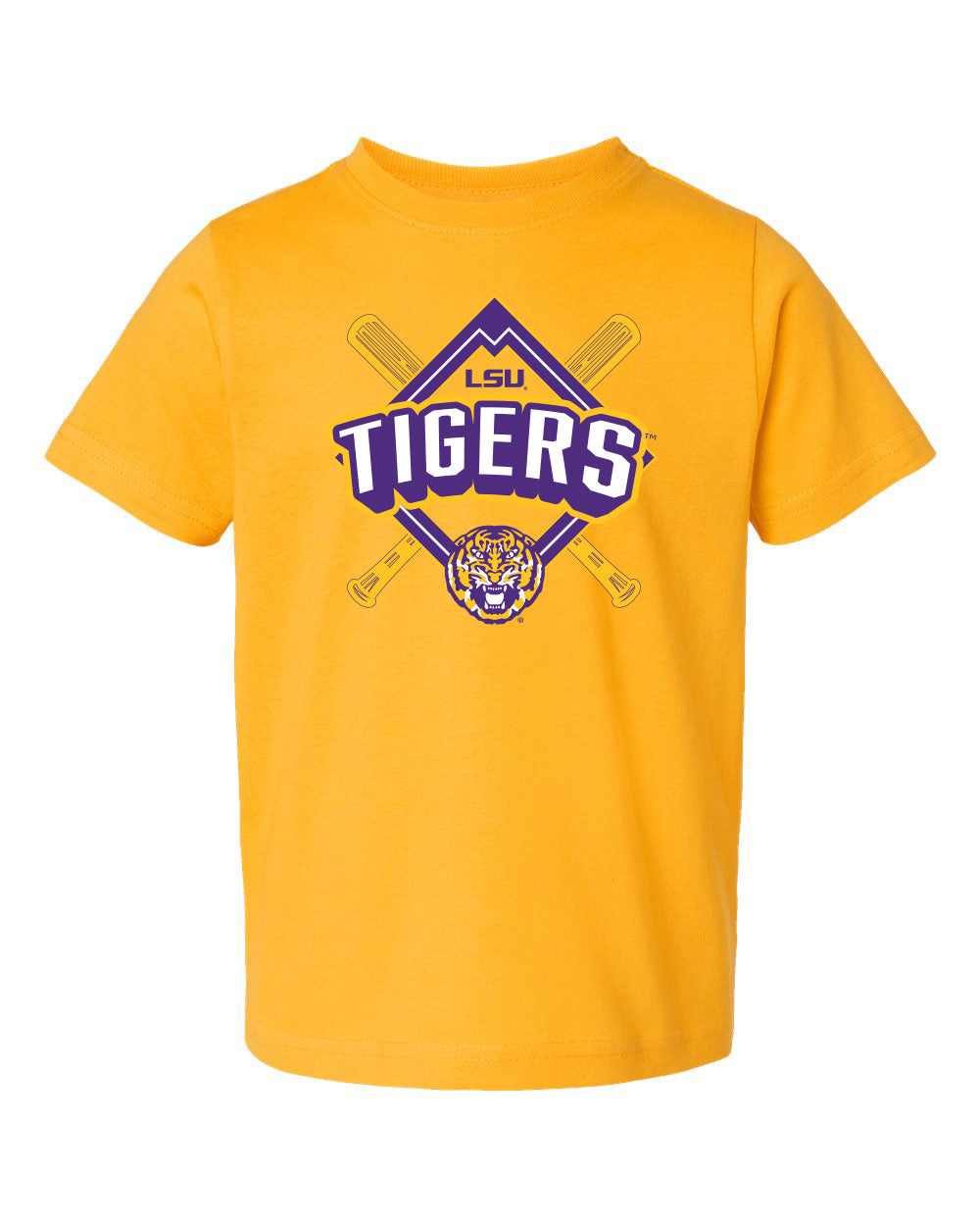 LSU Tigers Toddler Tee Shirt - LSU Baseball Diamond