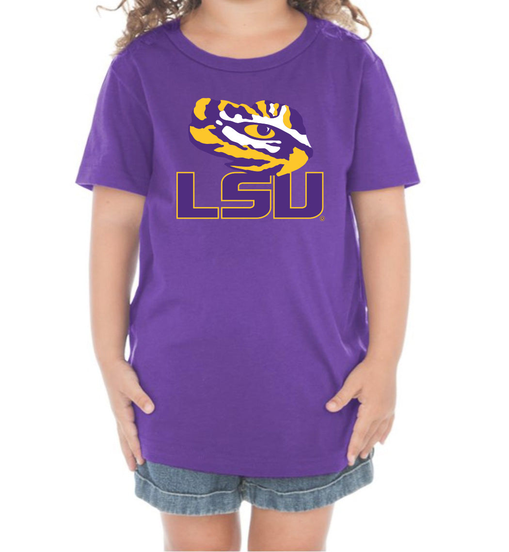 LSU Tigers Toddler Tee Shirt - Tiger Eye LSU