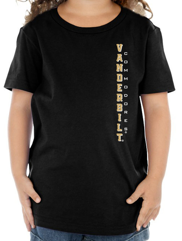 Vanderbilt Commodores Toddler Tee Shirt - Vertical Vanderbilt Commodores